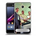 Дизайнерский силиконовый чехол для Sony Xperia E1 GTA