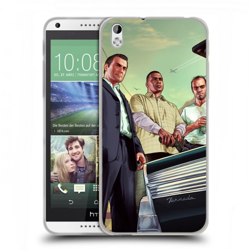 Дизайнерский пластиковый чехол для HTC Desire 816 GTA