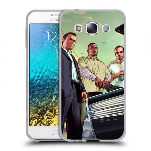 Дизайнерский пластиковый чехол для Samsung Galaxy E5 GTA