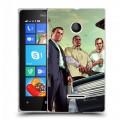 Дизайнерский пластиковый чехол для Microsoft Lumia 435 GTA