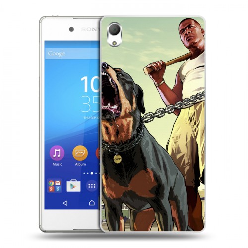 Дизайнерский пластиковый чехол для Sony Xperia Z3+ GTA