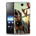 Дизайнерский пластиковый чехол для Sony Xperia TX GTA