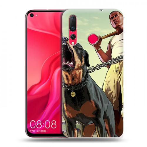 Дизайнерский пластиковый чехол для Huawei Nova 4 GTA