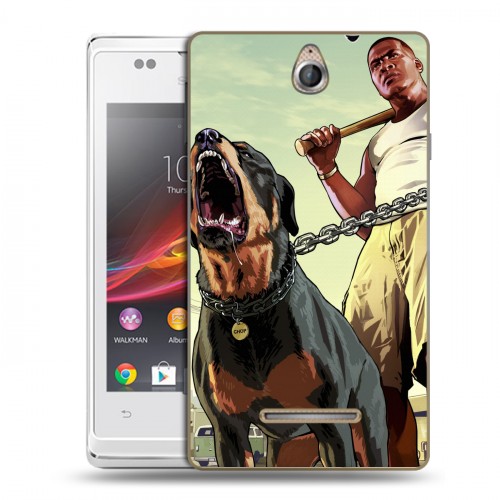 Дизайнерский пластиковый чехол для Sony Xperia E GTA