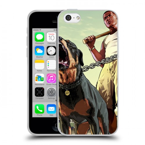 Дизайнерский пластиковый чехол для Iphone 5c GTA