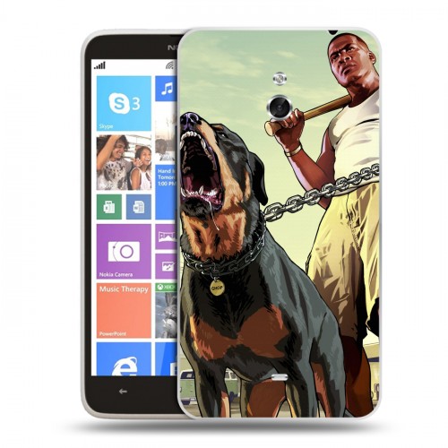 Дизайнерский пластиковый чехол для Nokia Lumia 1320 GTA