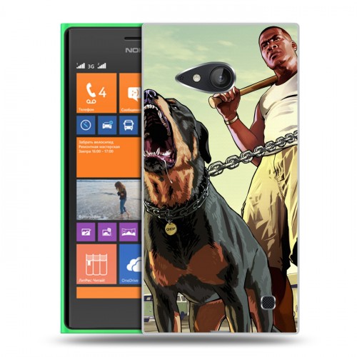 Дизайнерский пластиковый чехол для Nokia Lumia 730/735 GTA