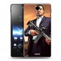 Дизайнерский пластиковый чехол для Sony Xperia TX GTA