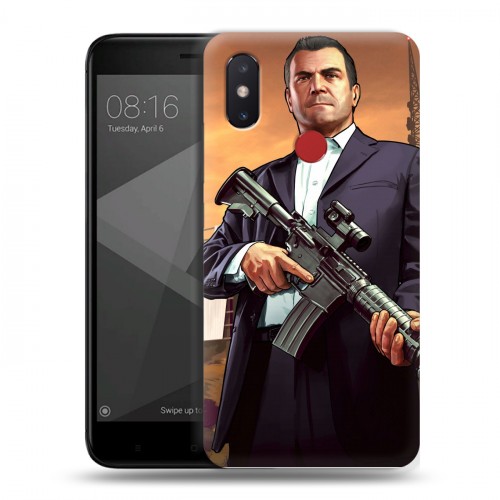 Дизайнерский силиконовый чехол для Xiaomi Mi8 SE GTA