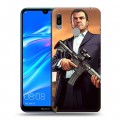 Дизайнерский пластиковый чехол для Huawei Y6 (2019) GTA