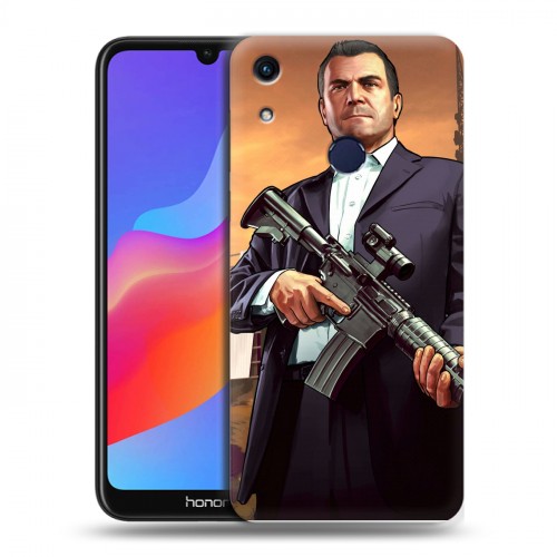 Дизайнерский пластиковый чехол для Huawei Honor 8A GTA