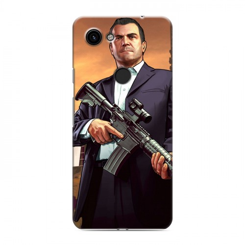 Дизайнерский пластиковый чехол для Google Pixel 3a GTA