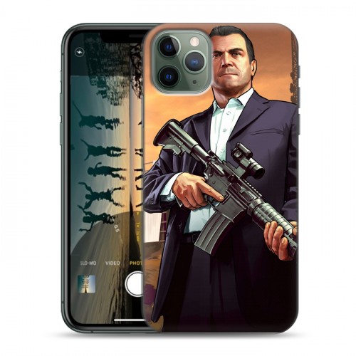 Дизайнерский пластиковый чехол для Iphone 11 Pro GTA