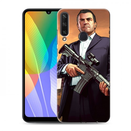 Дизайнерский пластиковый чехол для Huawei Y6p GTA