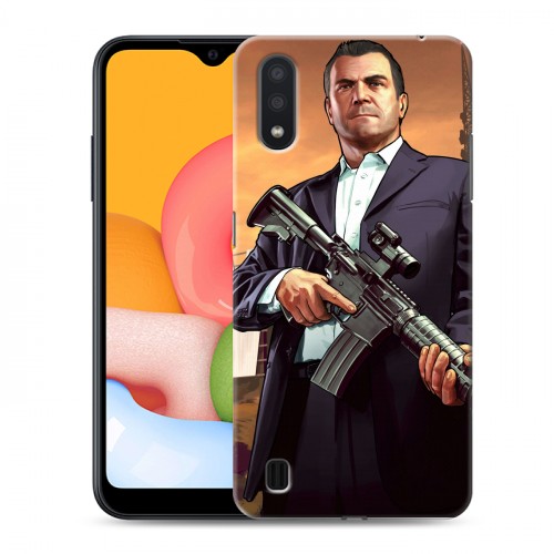 Дизайнерский силиконовый чехол для Samsung Galaxy M01 GTA