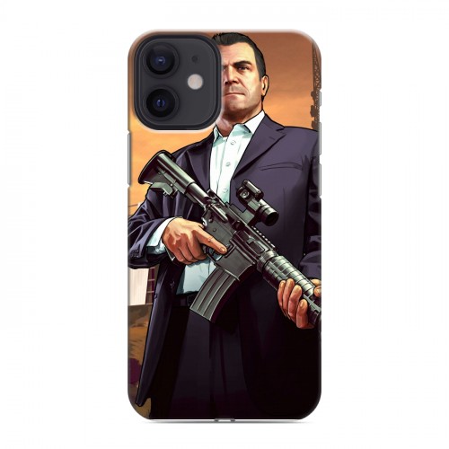 Дизайнерский пластиковый чехол для Iphone 12 Mini GTA