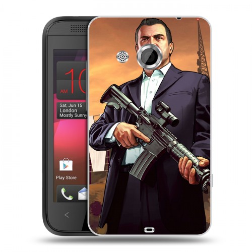 Дизайнерский пластиковый чехол для HTC Desire 200 GTA