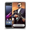 Дизайнерский силиконовый чехол для Sony Xperia E1 GTA