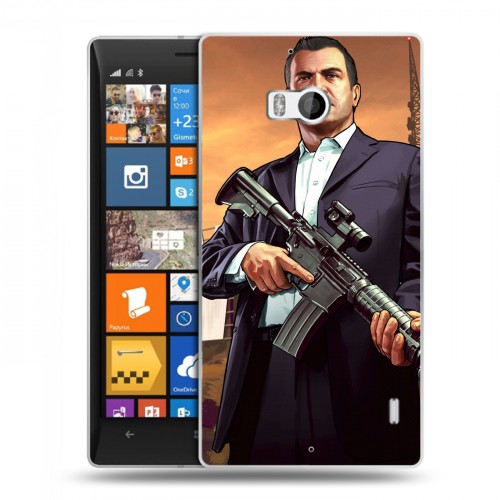 Дизайнерский пластиковый чехол для Nokia Lumia 930 GTA