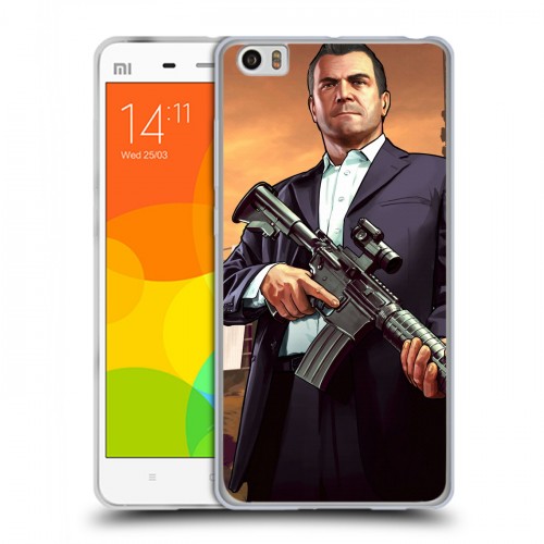 Дизайнерский силиконовый чехол для Xiaomi Mi Note GTA