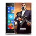 Дизайнерский пластиковый чехол для Microsoft Lumia 435 GTA