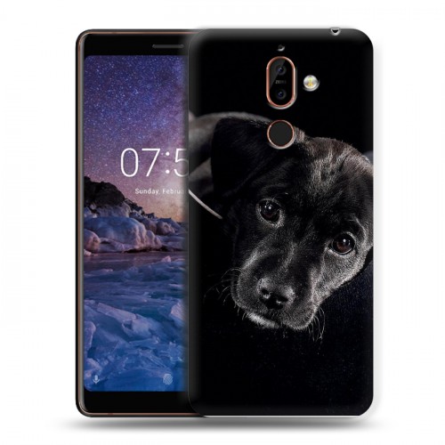 Дизайнерский пластиковый чехол для Nokia 7 Plus Щенки