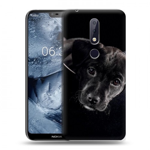 Дизайнерский силиконовый чехол для Nokia 6.1 Plus Щенки