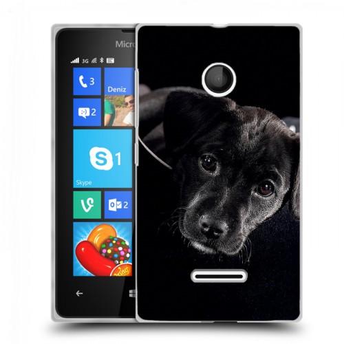 Дизайнерский пластиковый чехол для Microsoft Lumia 435 Щенки