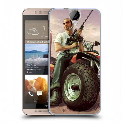 Дизайнерский пластиковый чехол для HTC One E9+ GTA