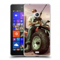 Дизайнерский пластиковый чехол для Microsoft Lumia 540 GTA