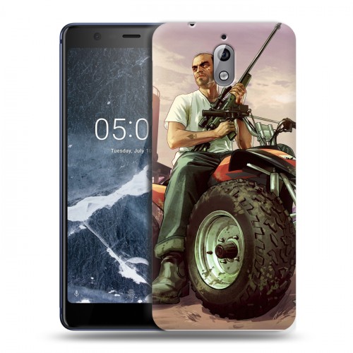 Дизайнерский силиконовый чехол для Nokia 3.1 GTA