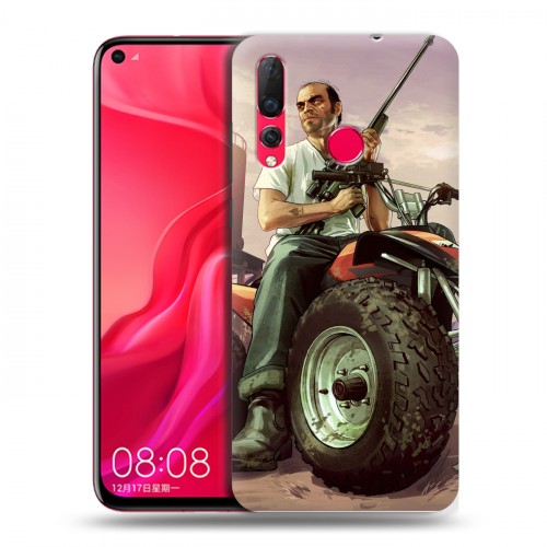 Дизайнерский пластиковый чехол для Huawei Nova 4 GTA