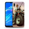 Дизайнерский пластиковый чехол для Huawei Y6 (2019) GTA