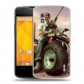 Дизайнерский пластиковый чехол для LG Google Nexus 4 GTA