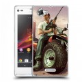 Дизайнерский пластиковый чехол для Sony Xperia L GTA