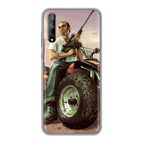 Дизайнерский силиконовый чехол для Huawei Y8p GTA