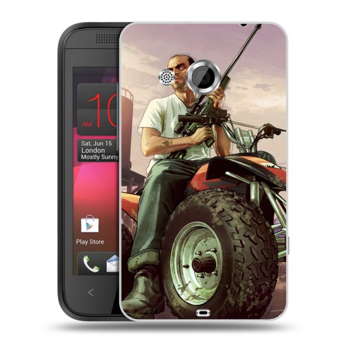 Дизайнерский пластиковый чехол для HTC Desire 200 GTA