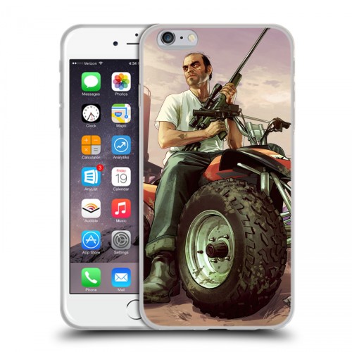 Дизайнерский силиконовый чехол для Iphone 6 Plus/6s Plus GTA