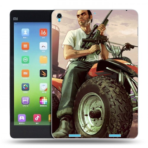 Дизайнерский силиконовый чехол для Xiaomi MiPad GTA