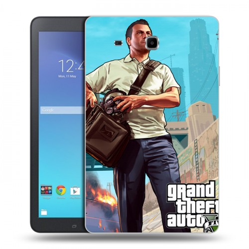 Дизайнерский силиконовый чехол для Samsung Galaxy Tab E 9.6 GTA