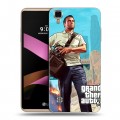 Дизайнерский пластиковый чехол для LG X Style GTA