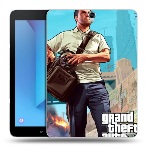 Дизайнерский силиконовый чехол для Samsung Galaxy Tab S3 GTA