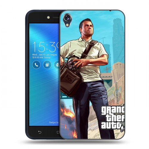 Дизайнерский силиконовый чехол для Asus ZenFone Live GTA