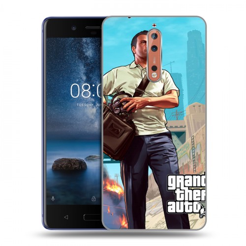 Дизайнерский пластиковый чехол для Nokia 8 GTA