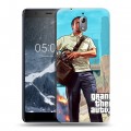 Дизайнерский силиконовый чехол для Nokia 3.1 GTA