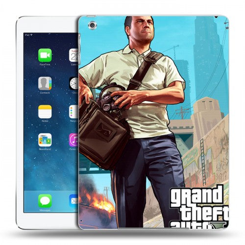 Дизайнерский силиконовый чехол для Ipad Air GTA