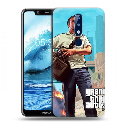 Дизайнерский силиконовый чехол для Nokia 5.1 Plus GTA