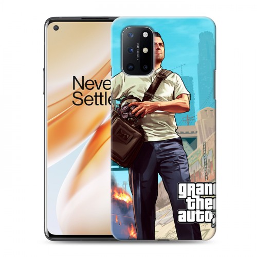 Дизайнерский пластиковый чехол для OnePlus 8T GTA