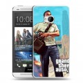 Дизайнерский пластиковый чехол для HTC One (M7) Dual SIM GTA