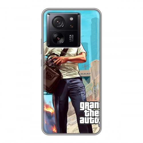 Дизайнерский силиконовый чехол для Xiaomi 13T GTA